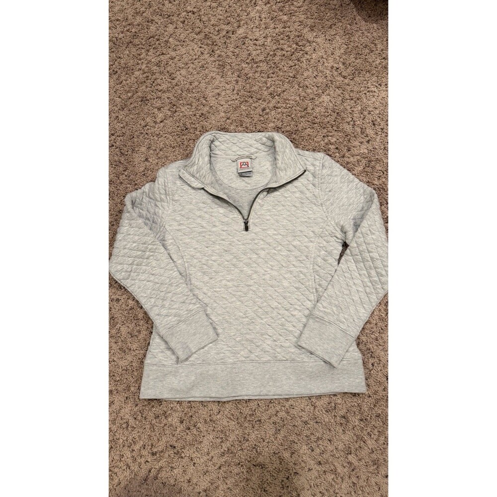 Avalanche Outdoor Supply Co. Women's Medium Gray Quilted 1/4 Zip Jacket